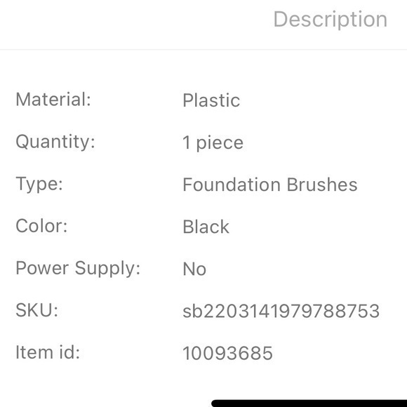 Foundation Brush with Cap Soft Dense Synthetic Bristles Toothbrush-shaped - Picture 7 of 8